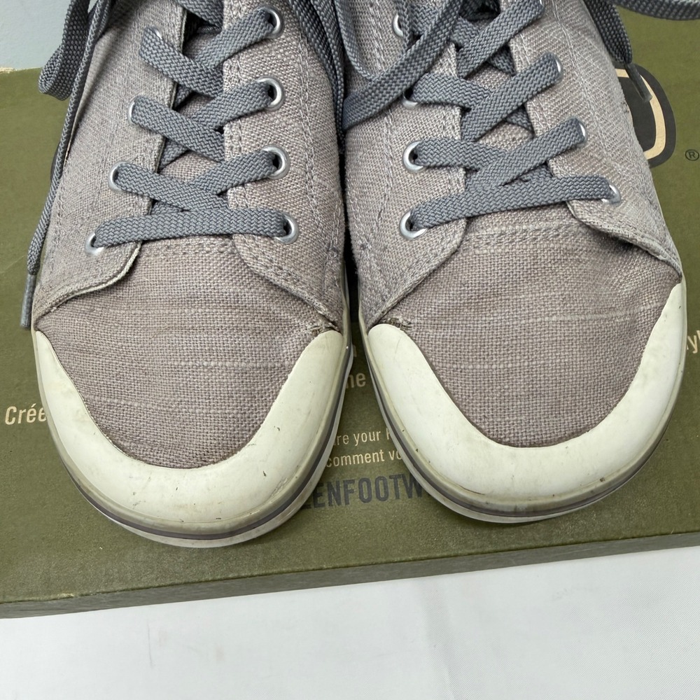 Keen Elsa III Gray Canvas Lace Up Sneakers Womens 9 Low Top Shoes 1020474 - Picture 9 of 10